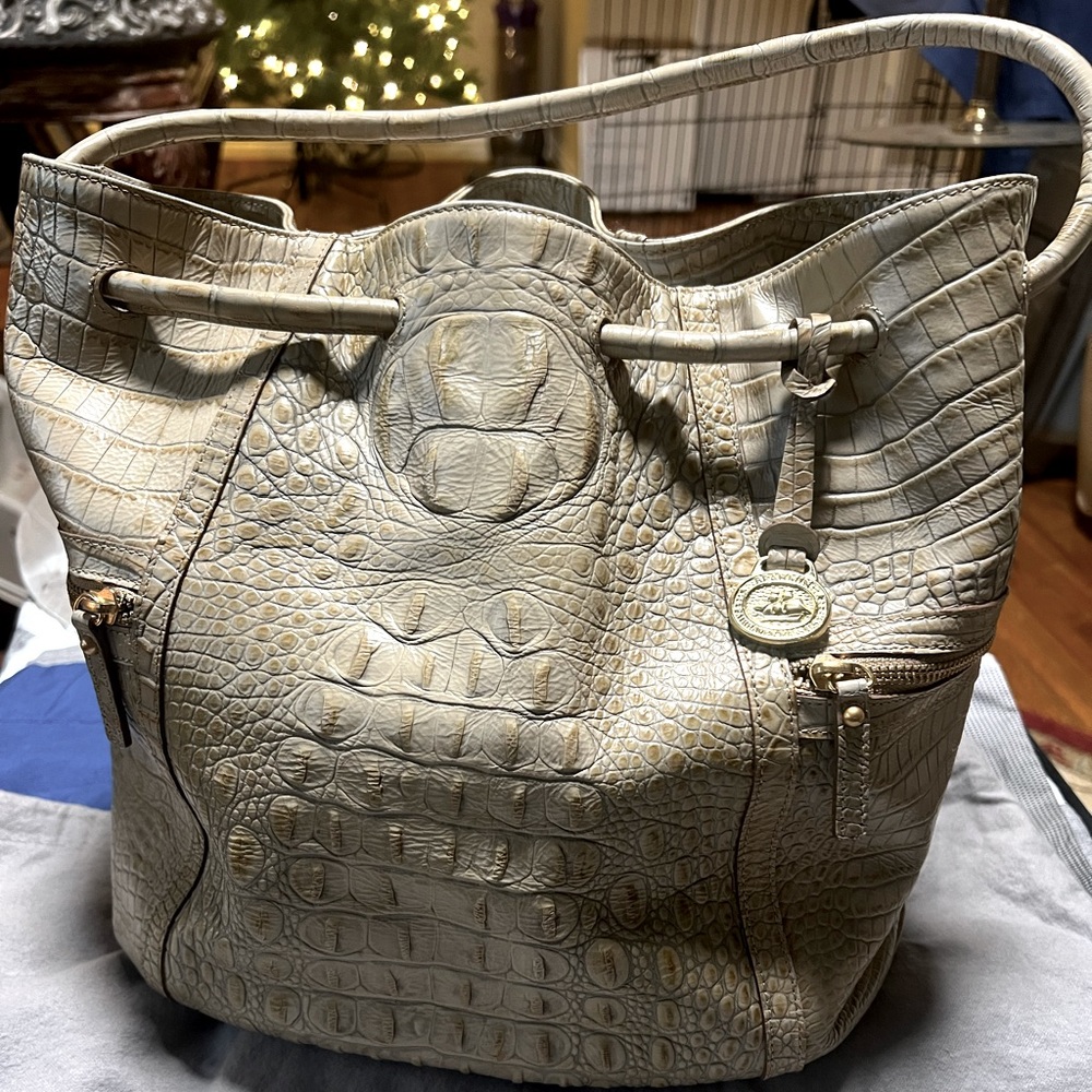 Brahmin Dana Drawstring Handbag/Purse